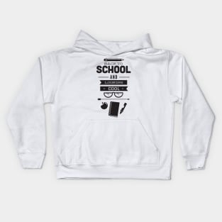 Back to School and Looking Cool Funny Student Teacher Kids Hoodie